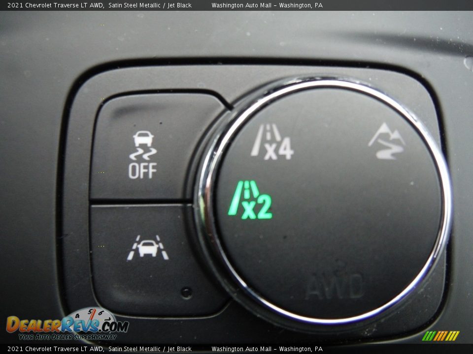 2021 Chevrolet Traverse LT AWD Satin Steel Metallic / Jet Black Photo #15