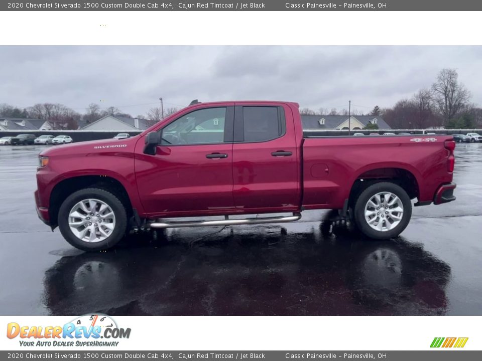 Cajun Red Tintcoat 2020 Chevrolet Silverado 1500 Custom Double Cab 4x4 Photo #5