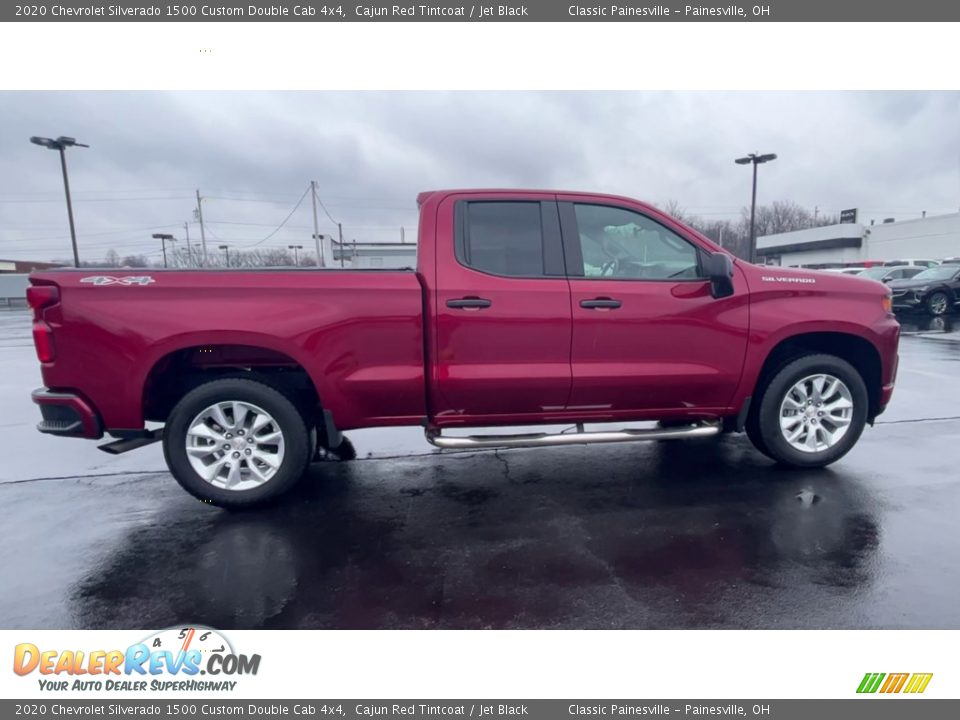 Cajun Red Tintcoat 2020 Chevrolet Silverado 1500 Custom Double Cab 4x4 Photo #9