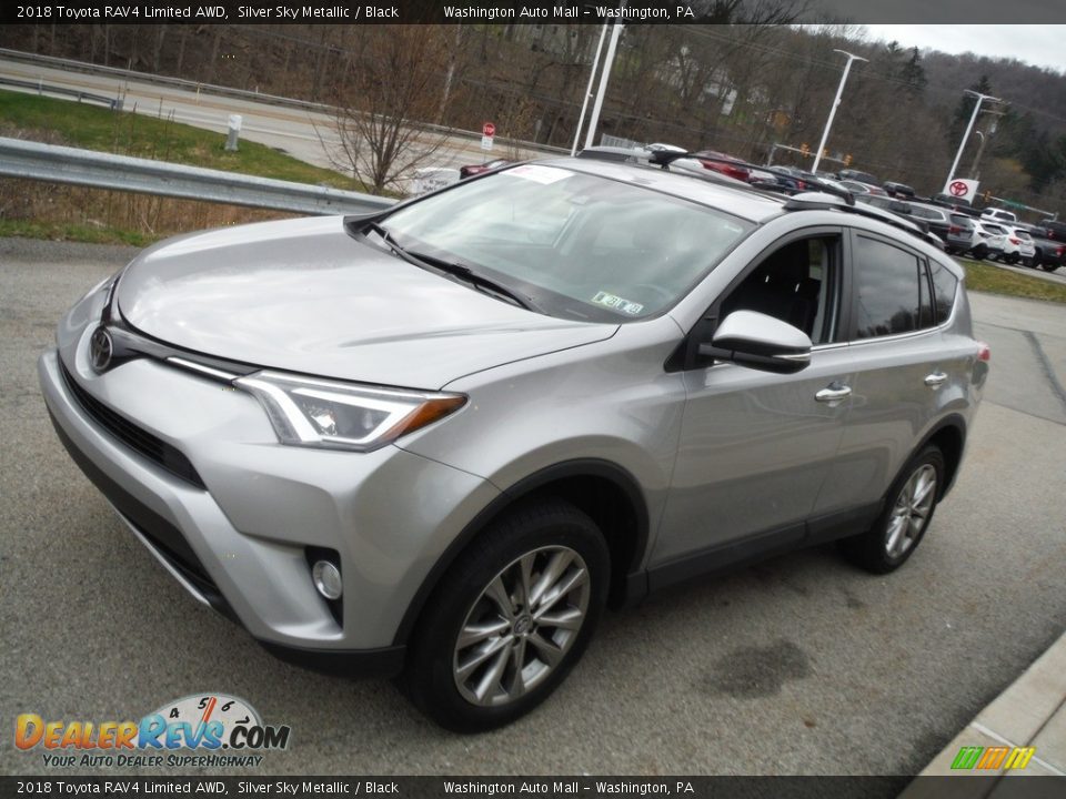 2018 Toyota RAV4 Limited AWD Silver Sky Metallic / Black Photo #13