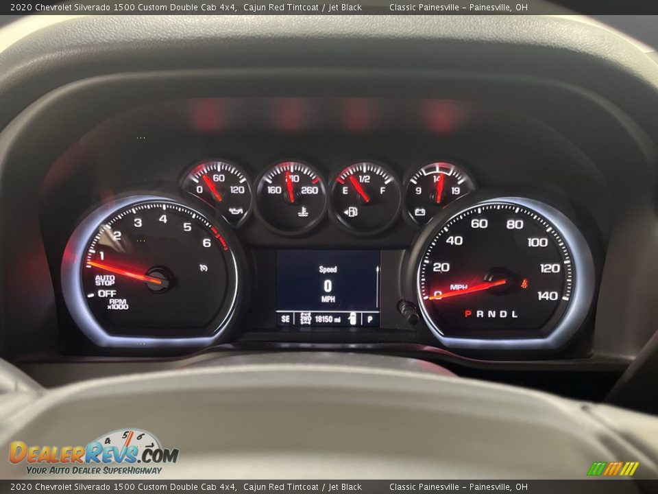 2020 Chevrolet Silverado 1500 Custom Double Cab 4x4 Gauges Photo #11