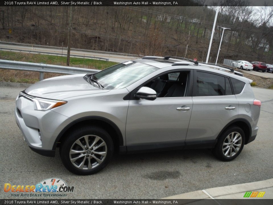 2018 Toyota RAV4 Limited AWD Silver Sky Metallic / Black Photo #15