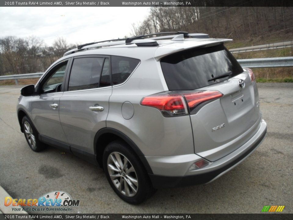 2018 Toyota RAV4 Limited AWD Silver Sky Metallic / Black Photo #16