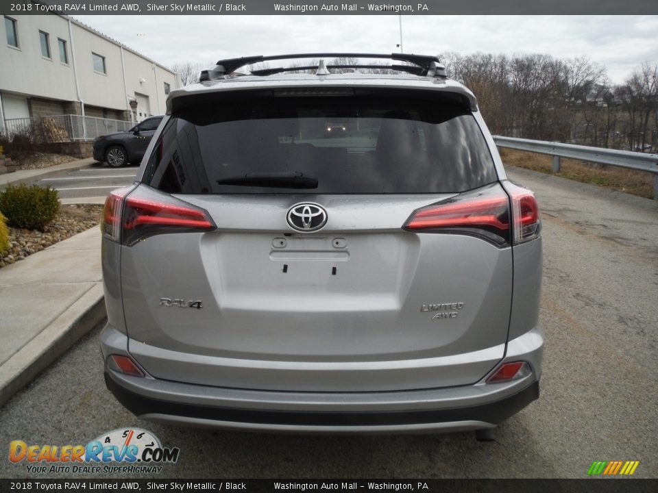 2018 Toyota RAV4 Limited AWD Silver Sky Metallic / Black Photo #17