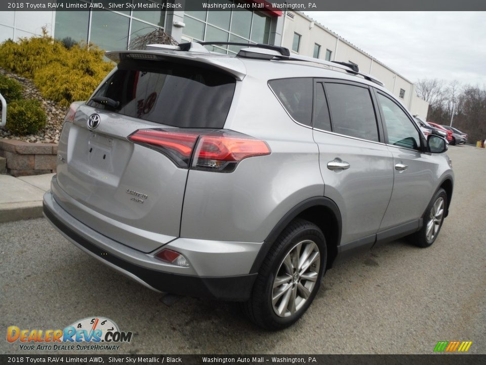 2018 Toyota RAV4 Limited AWD Silver Sky Metallic / Black Photo #18