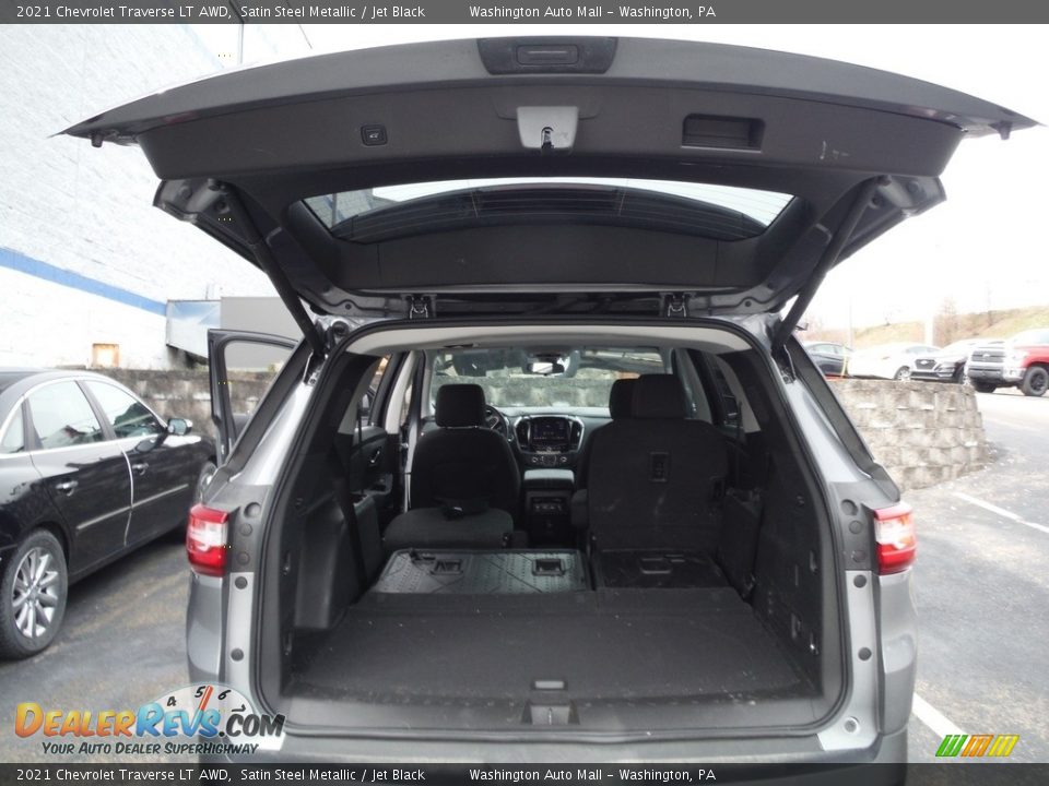 2021 Chevrolet Traverse LT AWD Satin Steel Metallic / Jet Black Photo #28