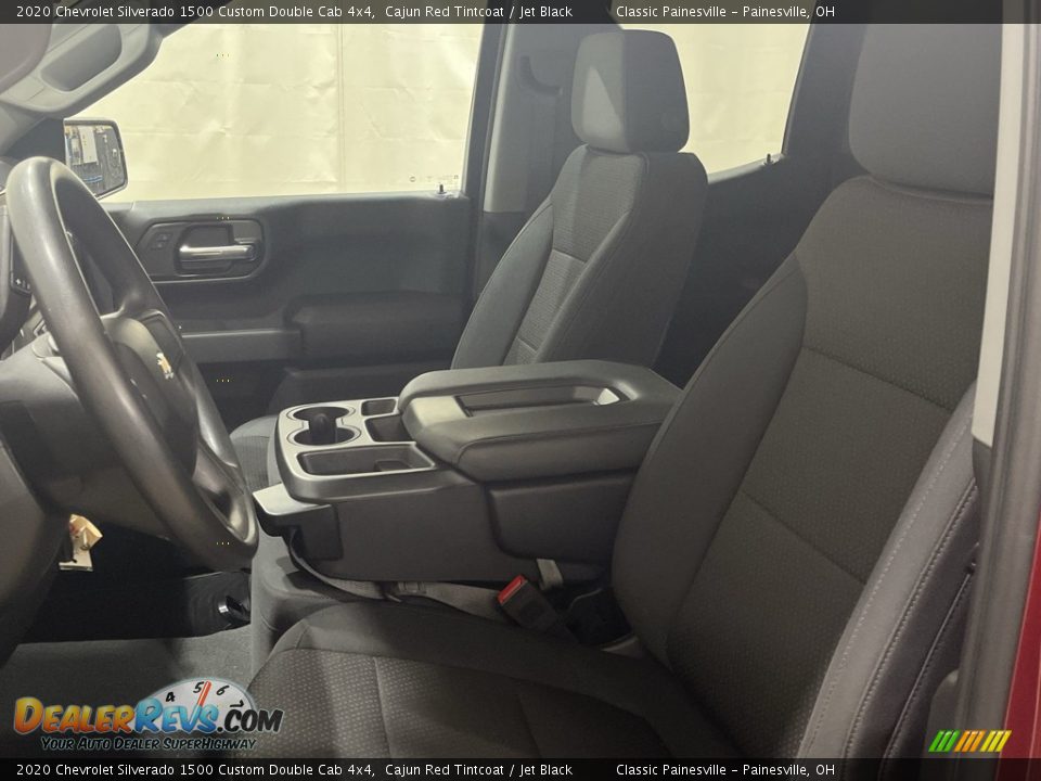 2020 Chevrolet Silverado 1500 Custom Double Cab 4x4 Cajun Red Tintcoat / Jet Black Photo #17