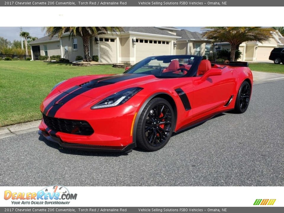 Front 3/4 View of 2017 Chevrolet Corvette Z06 Convertible Photo #5