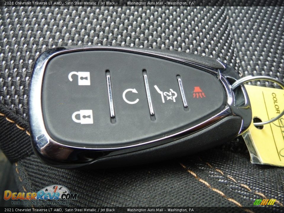 2021 Chevrolet Traverse LT AWD Satin Steel Metallic / Jet Black Photo #31