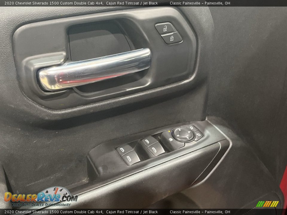 2020 Chevrolet Silverado 1500 Custom Double Cab 4x4 Cajun Red Tintcoat / Jet Black Photo #20