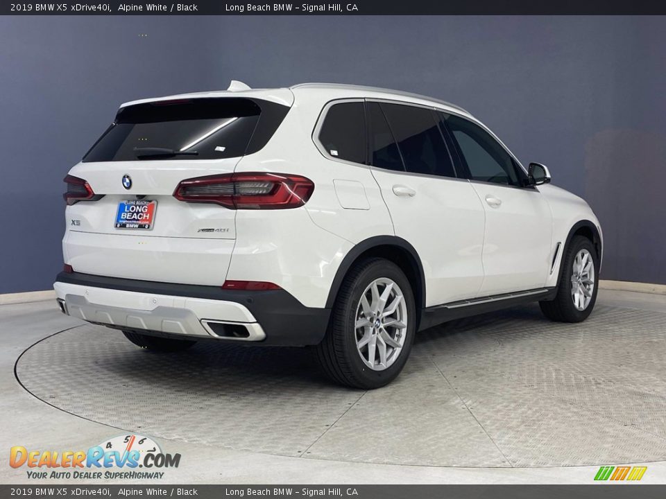 2019 BMW X5 xDrive40i Alpine White / Black Photo #5