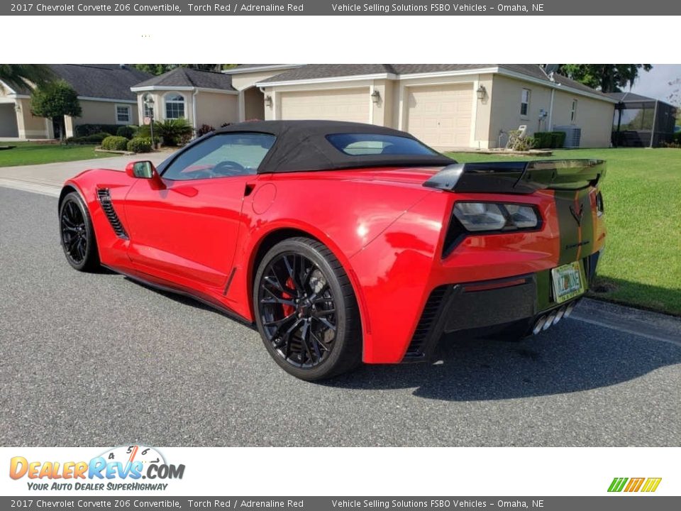 2017 Chevrolet Corvette Z06 Convertible Torch Red / Adrenaline Red Photo #11