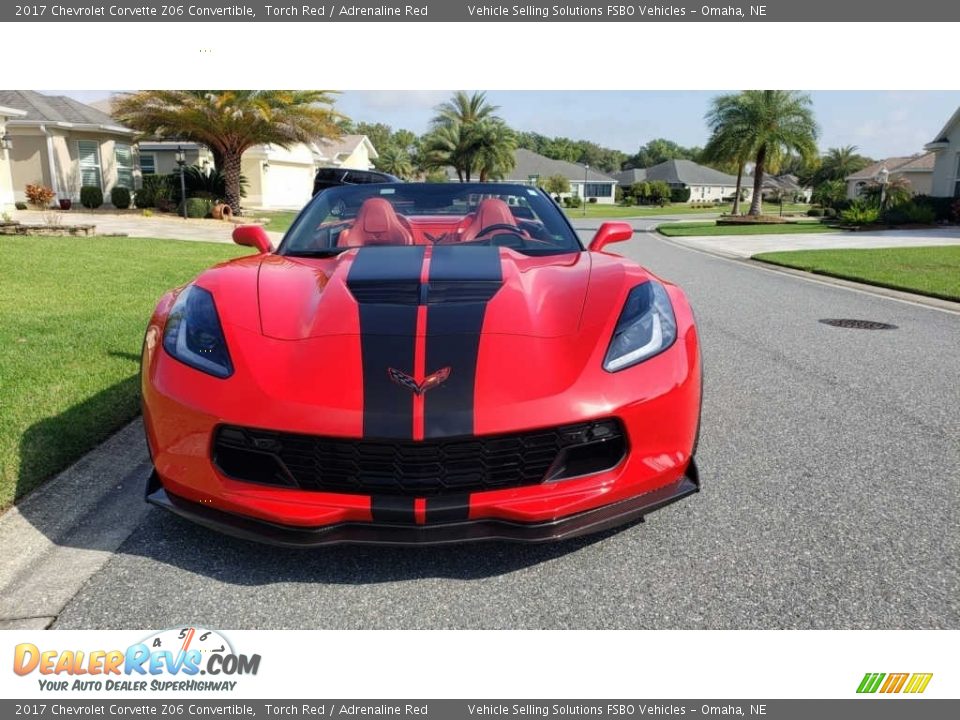 2017 Chevrolet Corvette Z06 Convertible Torch Red / Adrenaline Red Photo #13