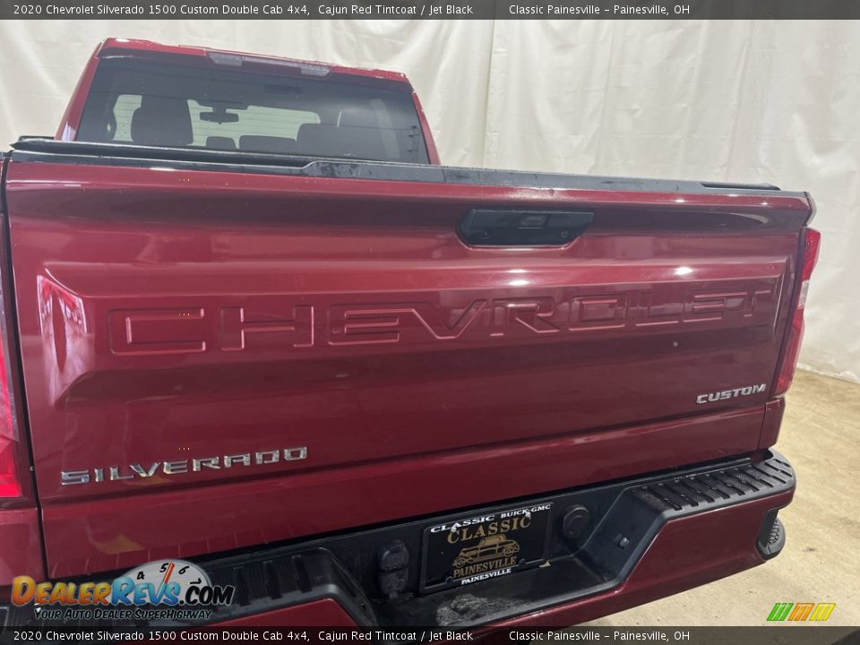 2020 Chevrolet Silverado 1500 Custom Double Cab 4x4 Cajun Red Tintcoat / Jet Black Photo #27
