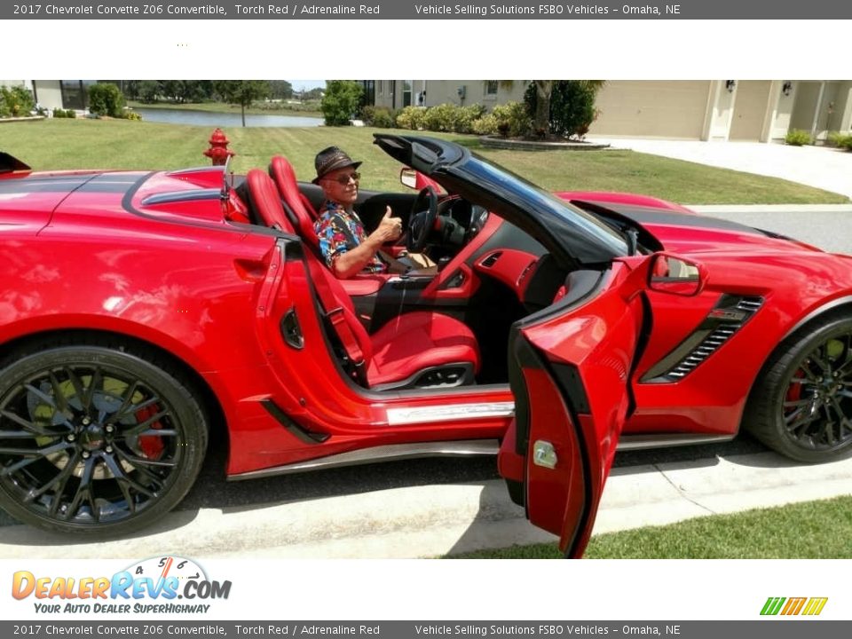 2017 Chevrolet Corvette Z06 Convertible Torch Red / Adrenaline Red Photo #15