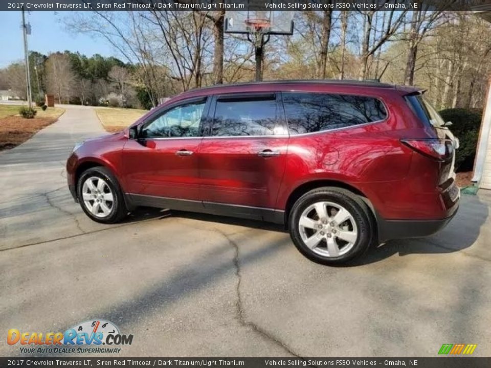 2017 Chevrolet Traverse LT Siren Red Tintcoat / Dark Titanium/Light Titanium Photo #1