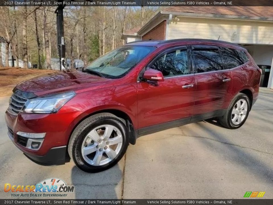 2017 Chevrolet Traverse LT Siren Red Tintcoat / Dark Titanium/Light Titanium Photo #2