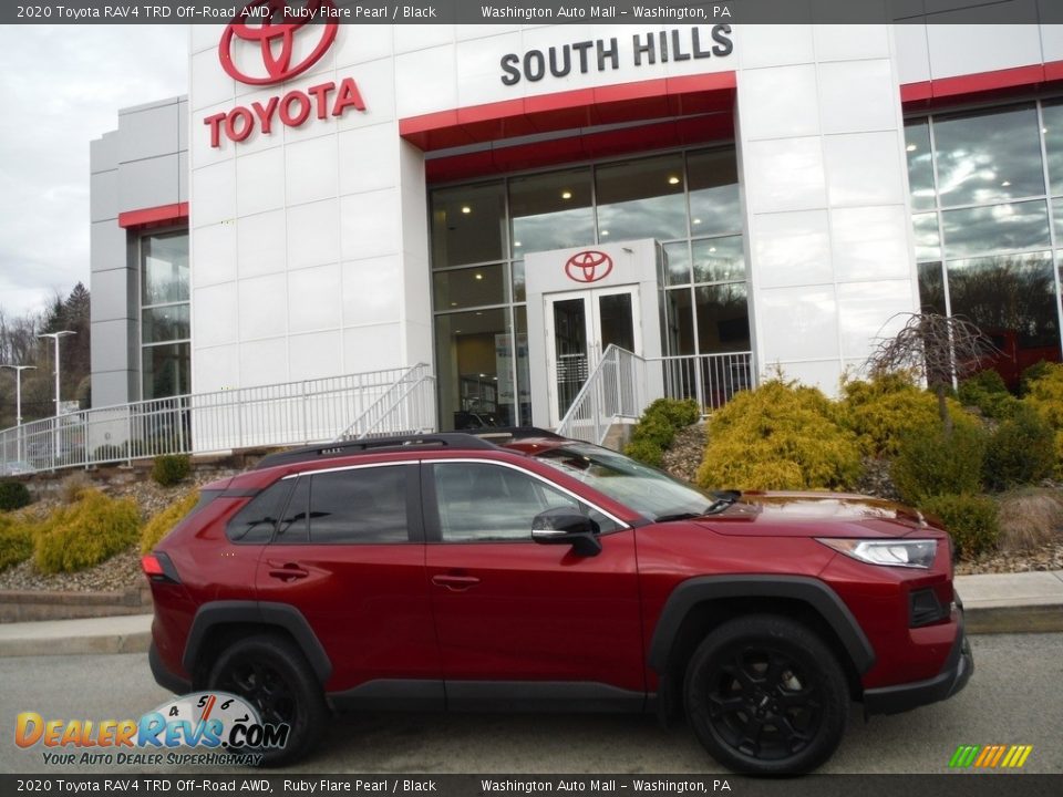 2020 Toyota RAV4 TRD Off-Road AWD Ruby Flare Pearl / Black Photo #2