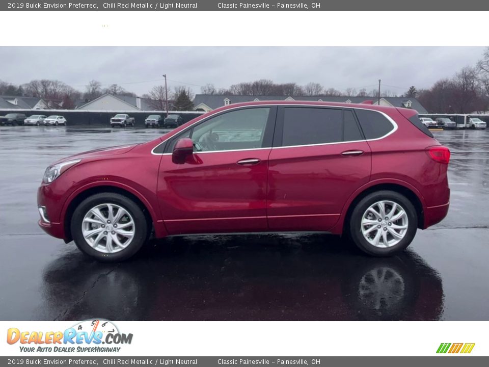 2019 Buick Envision Preferred Chili Red Metallic / Light Neutral Photo #5