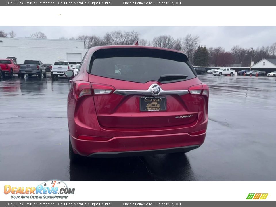 2019 Buick Envision Preferred Chili Red Metallic / Light Neutral Photo #7