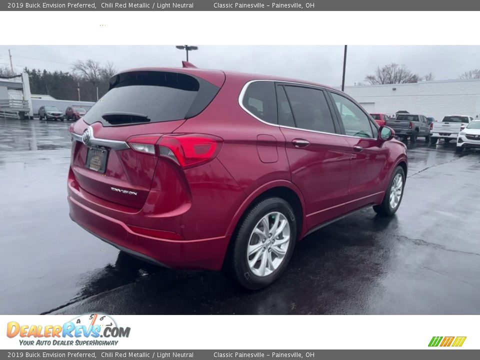 2019 Buick Envision Preferred Chili Red Metallic / Light Neutral Photo #8