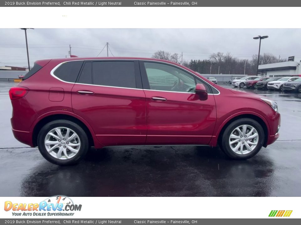 Chili Red Metallic 2019 Buick Envision Preferred Photo #9