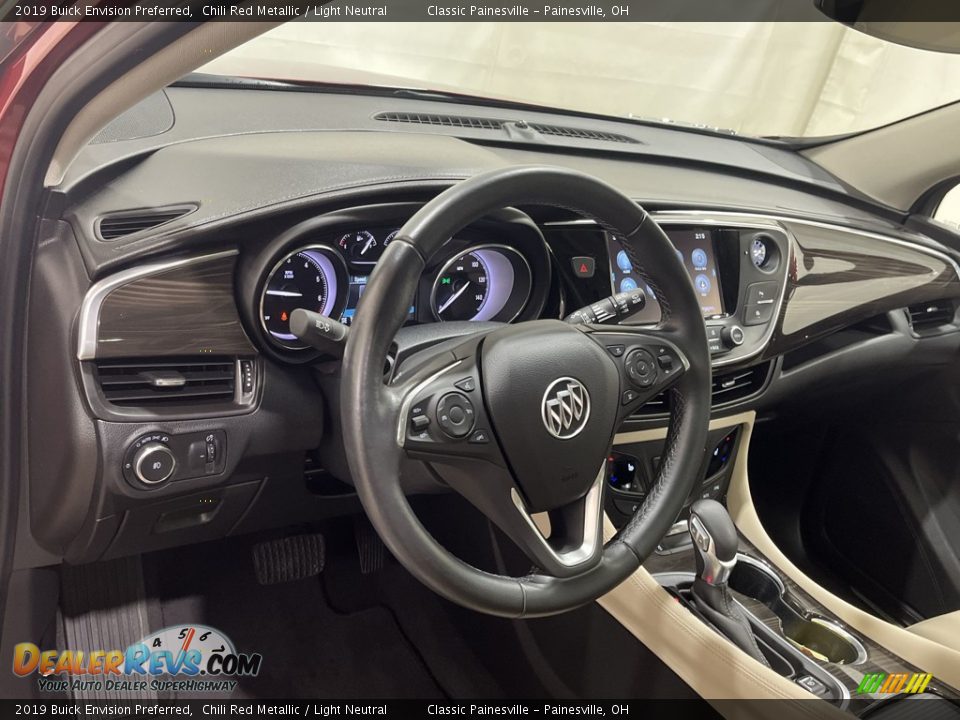 2019 Buick Envision Preferred Chili Red Metallic / Light Neutral Photo #10