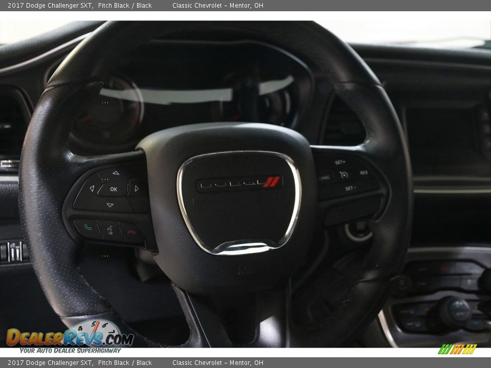 2017 Dodge Challenger SXT Pitch Black / Black Photo #7