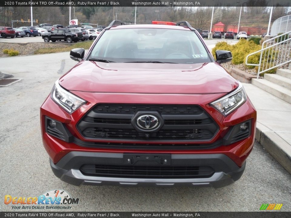 2020 Toyota RAV4 TRD Off-Road AWD Ruby Flare Pearl / Black Photo #14