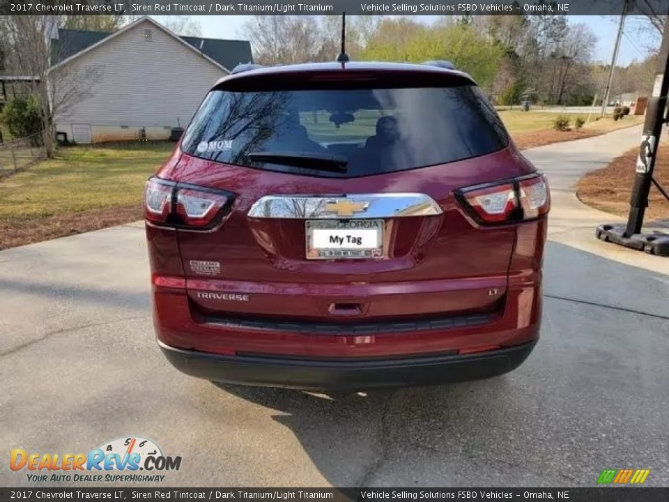 2017 Chevrolet Traverse LT Siren Red Tintcoat / Dark Titanium/Light Titanium Photo #17