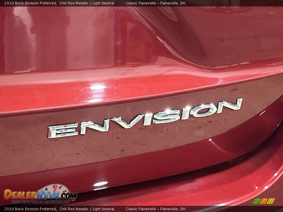 2019 Buick Envision Preferred Chili Red Metallic / Light Neutral Photo #31