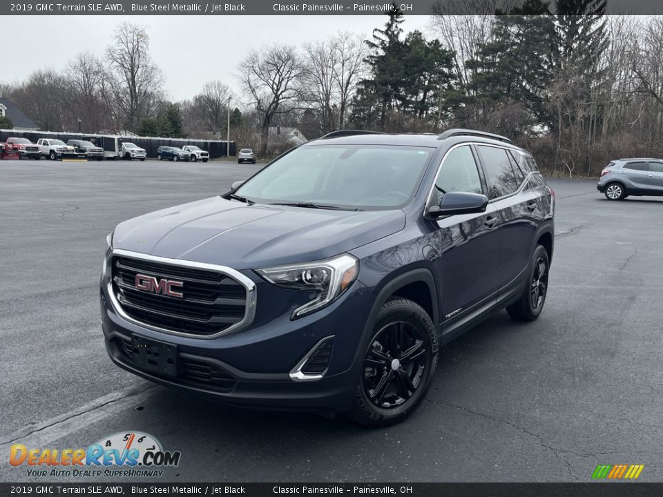 2019 GMC Terrain SLE AWD Blue Steel Metallic / Jet Black Photo #1