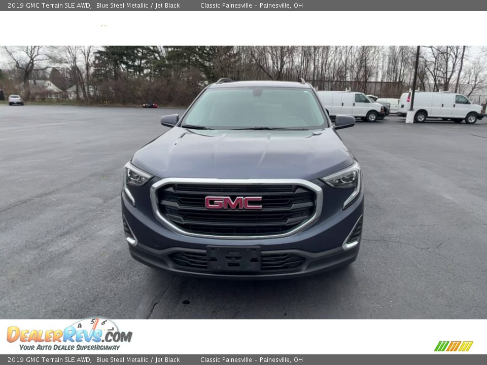2019 GMC Terrain SLE AWD Blue Steel Metallic / Jet Black Photo #3