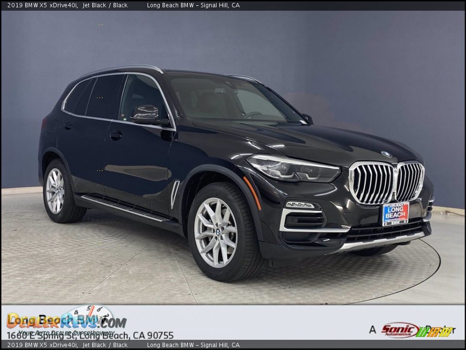 2019 BMW X5 xDrive40i Jet Black / Black Photo #1