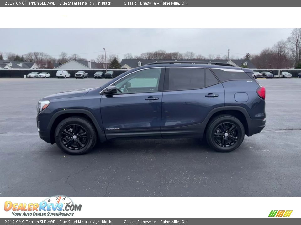 2019 GMC Terrain SLE AWD Blue Steel Metallic / Jet Black Photo #5
