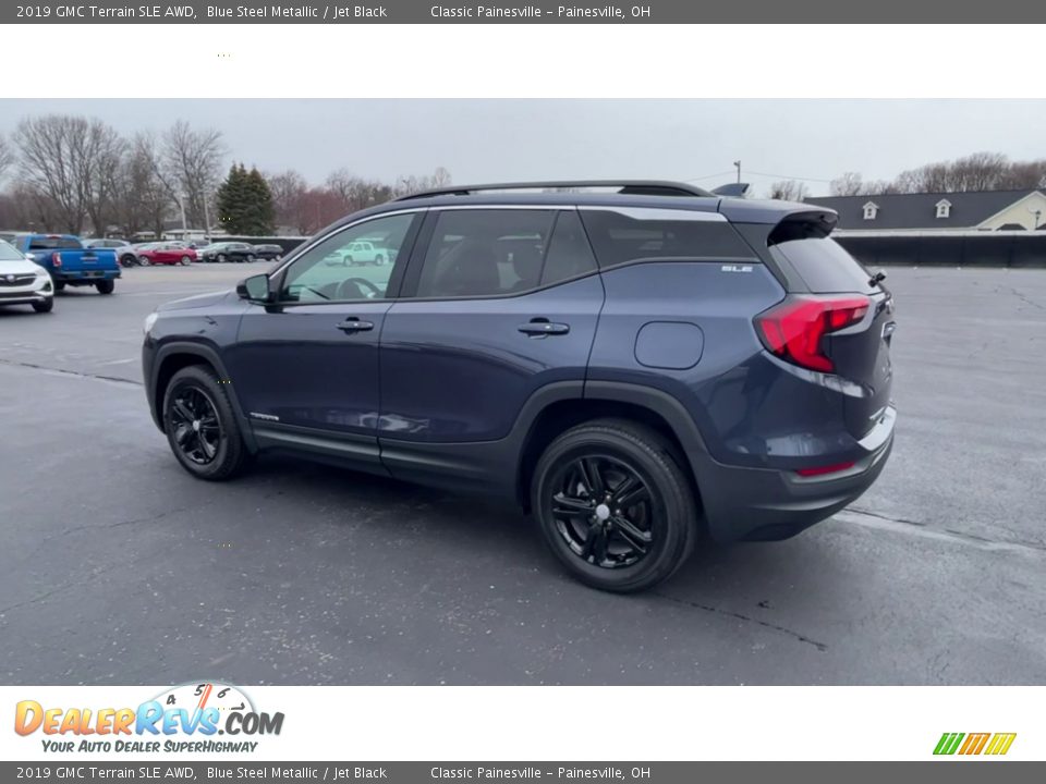 2019 GMC Terrain SLE AWD Blue Steel Metallic / Jet Black Photo #6