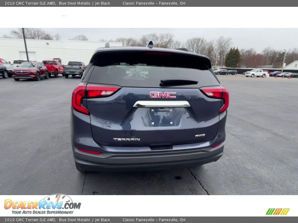 2019 GMC Terrain SLE AWD Blue Steel Metallic / Jet Black Photo #7