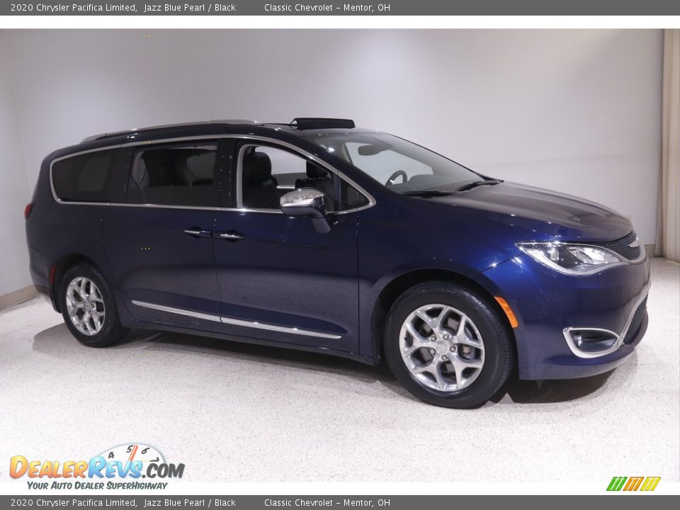 2020 Chrysler Pacifica Limited Jazz Blue Pearl / Black Photo #1