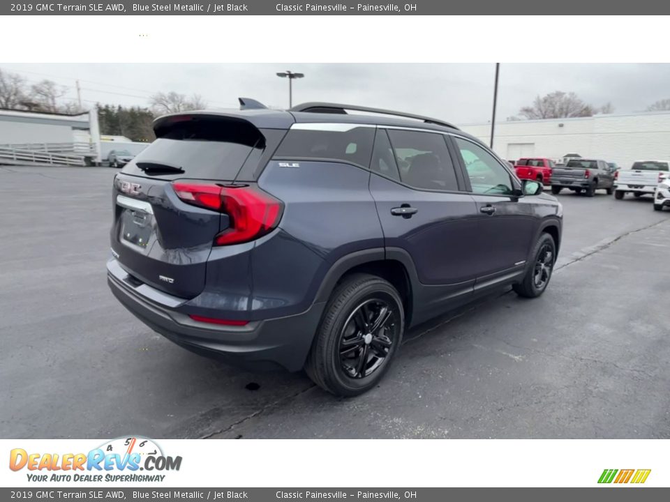 2019 GMC Terrain SLE AWD Blue Steel Metallic / Jet Black Photo #8