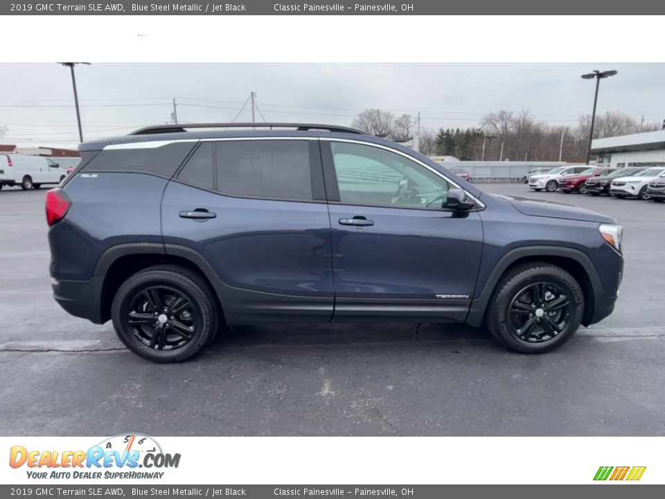 2019 GMC Terrain SLE AWD Blue Steel Metallic / Jet Black Photo #9