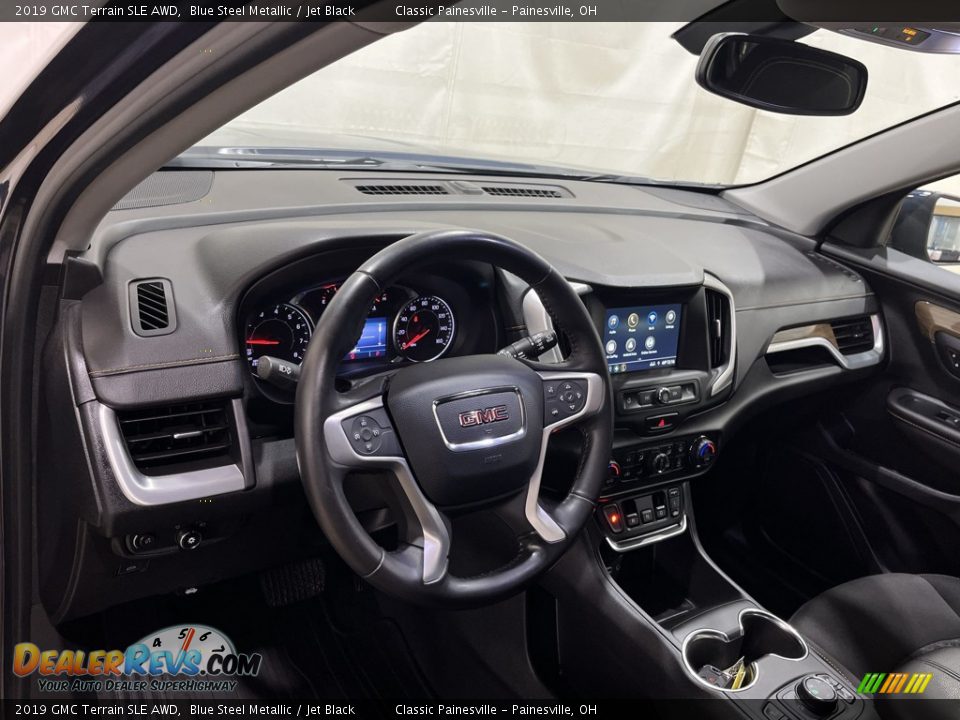 2019 GMC Terrain SLE AWD Blue Steel Metallic / Jet Black Photo #10