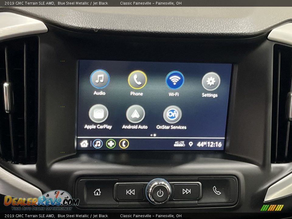 2019 GMC Terrain SLE AWD Blue Steel Metallic / Jet Black Photo #13