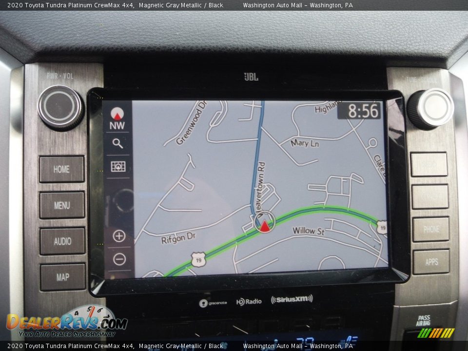 Navigation of 2020 Toyota Tundra Platinum CrewMax 4x4 Photo #5