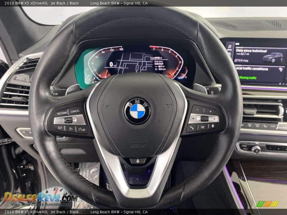 2019 BMW X5 xDrive40i Jet Black / Black Photo #17