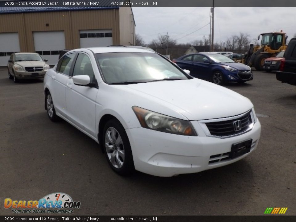 2009 Honda Accord LX Sedan Taffeta White / Ivory Photo #2