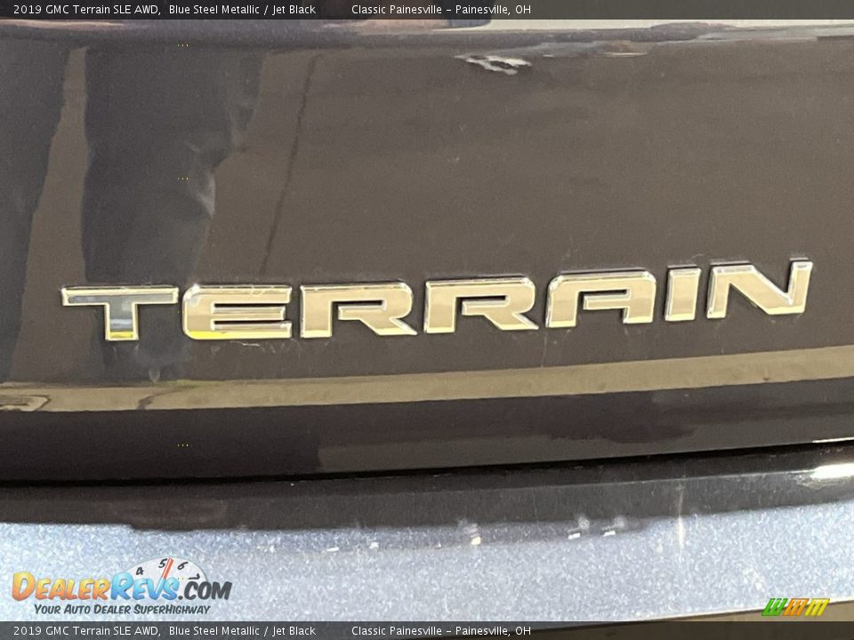 2019 GMC Terrain SLE AWD Blue Steel Metallic / Jet Black Photo #30