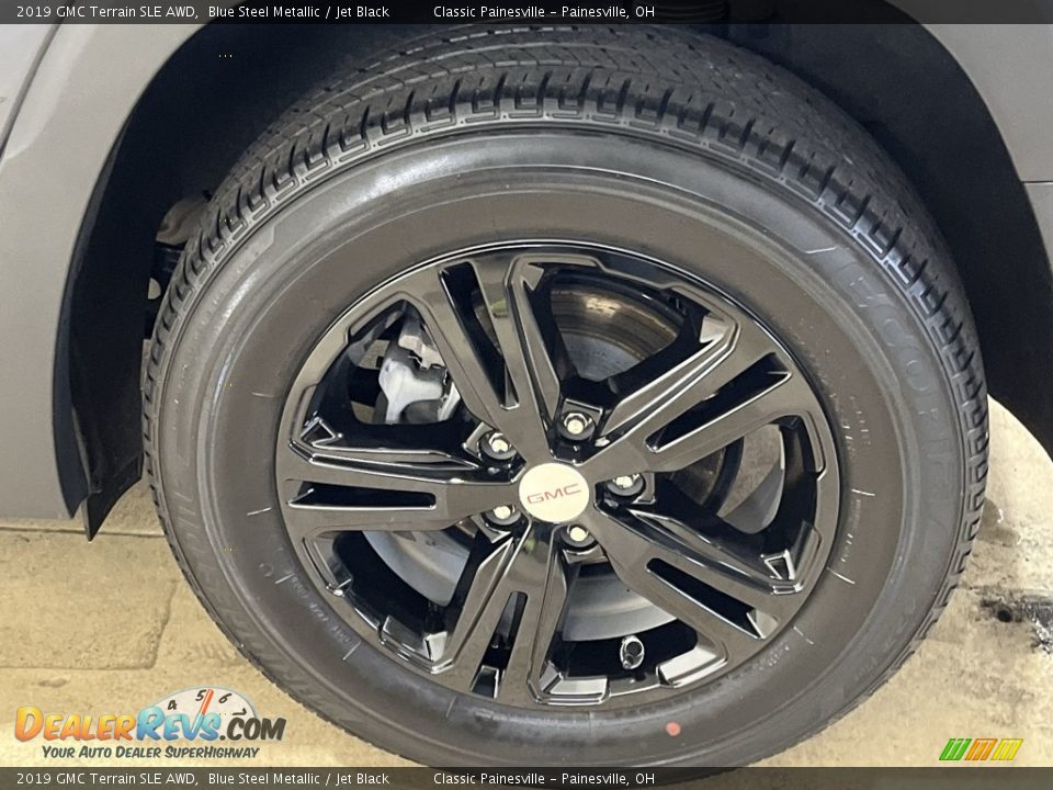2019 GMC Terrain SLE AWD Blue Steel Metallic / Jet Black Photo #31