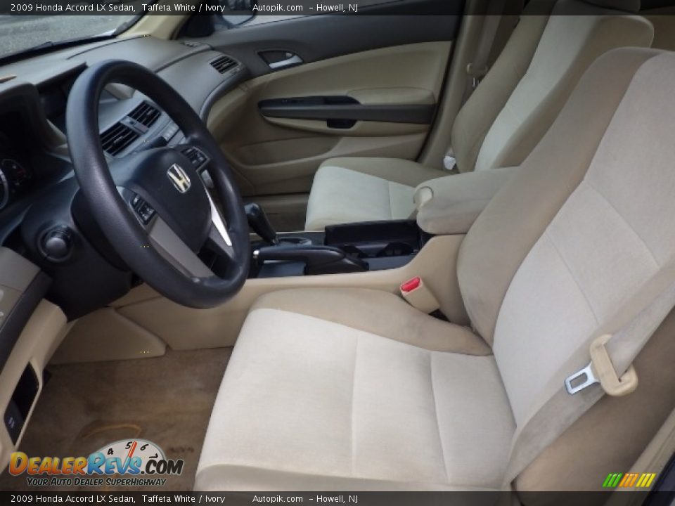 2009 Honda Accord LX Sedan Taffeta White / Ivory Photo #7