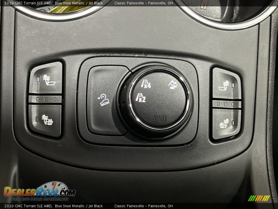 2019 GMC Terrain SLE AWD Blue Steel Metallic / Jet Black Photo #33