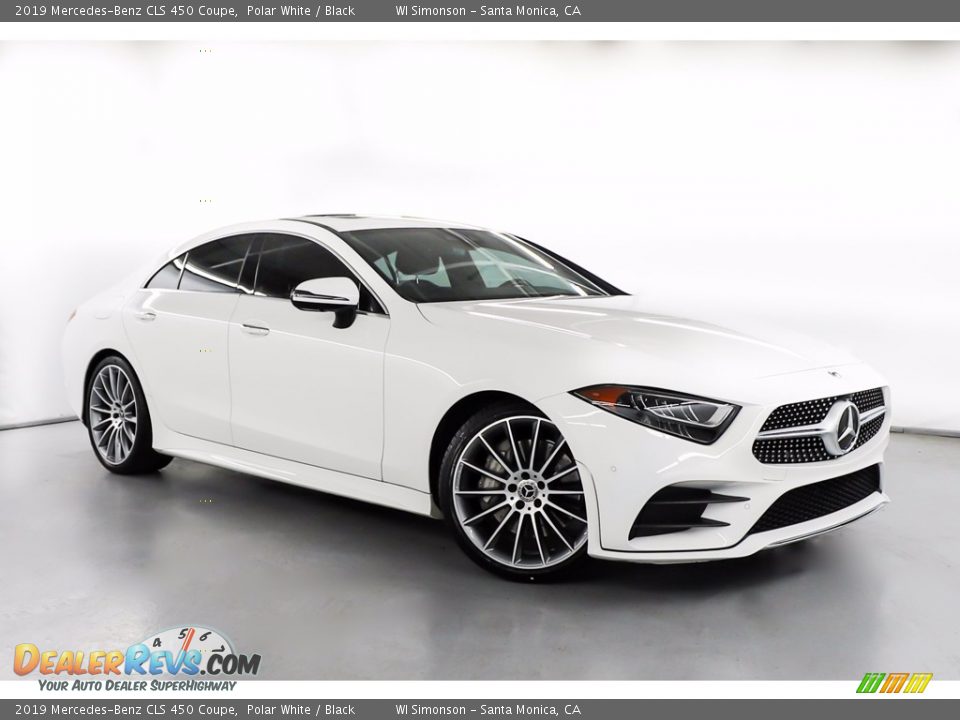 2019 Mercedes-Benz CLS 450 Coupe Polar White / Black Photo #2